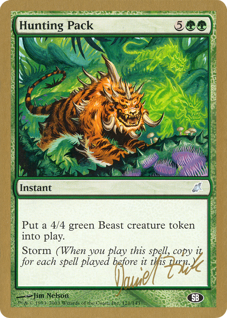 Hunting Pack - 2003 Daniel Zink (SCG) (SB) - World Championship Decks 2003