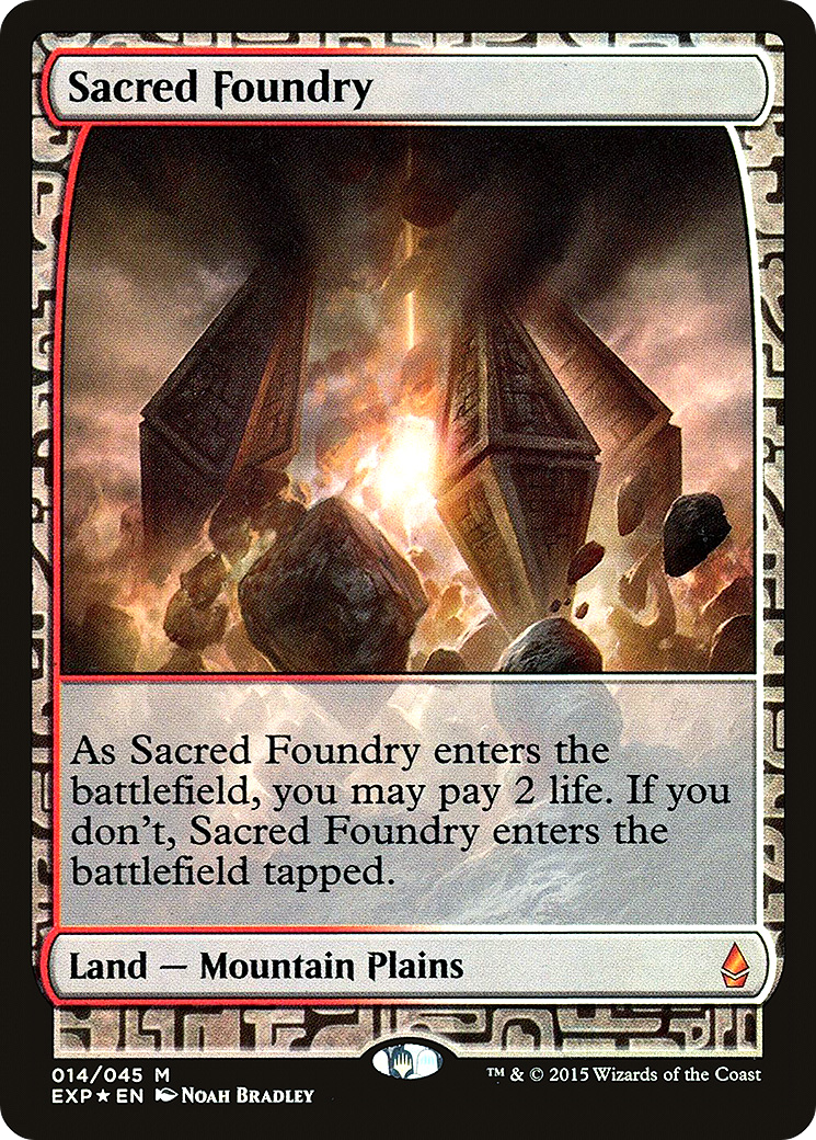 Sacred Foundry (014) Foil - Zendikar Expeditions