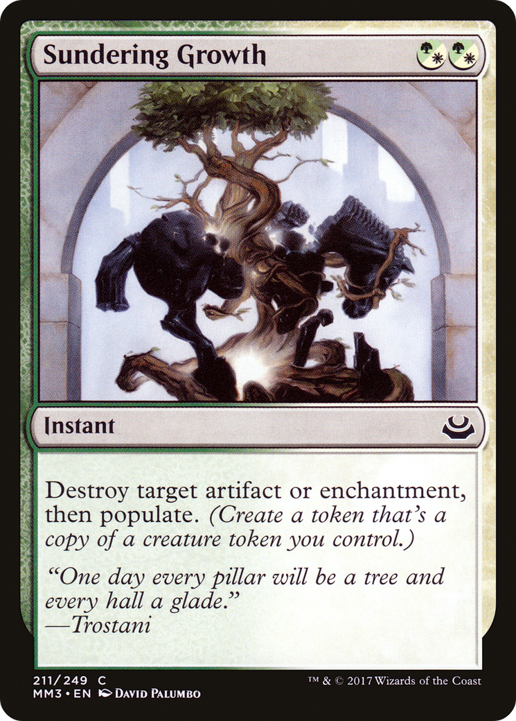 Sundering Growth (211) Foil - Modern Masters 2017