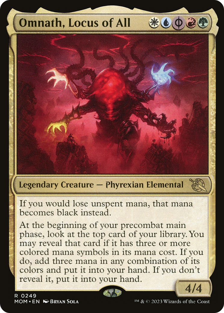 Omnath, Locus of All (249) Foil - March of the Machine