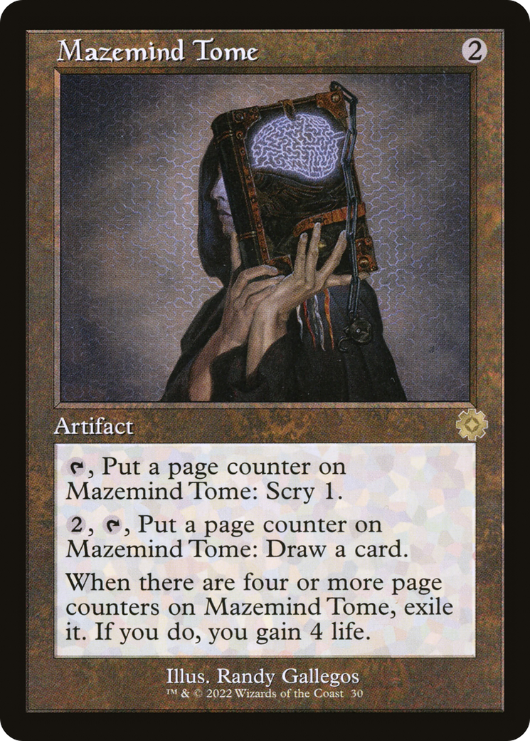 Mazemind Tome (Retro) (030) Foil - The Brothers' War Retro Artifacts