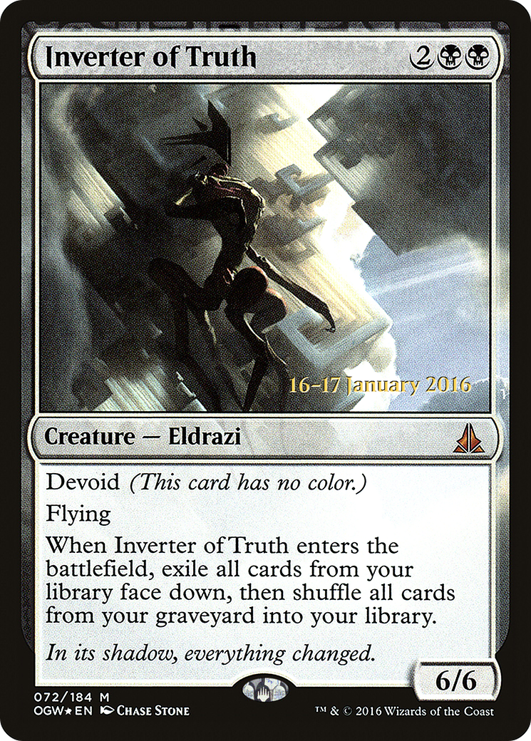 Inverter of Truth (72s) Foil - Oath of the Gatewatch Promos
