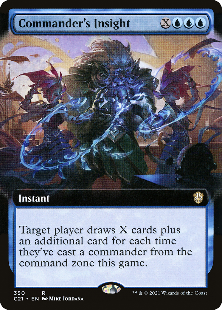 Commander's Insight (Extended Art) (350) - Commander 2021
