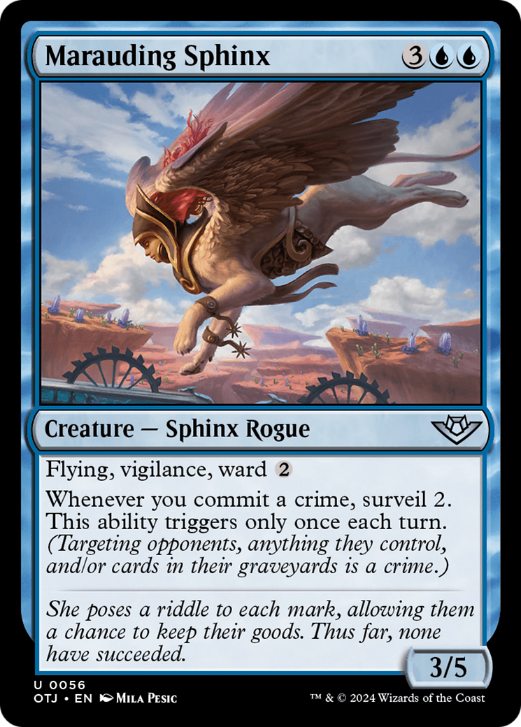 Marauding Sphinx (056) - Outlaws of Thunder Junction