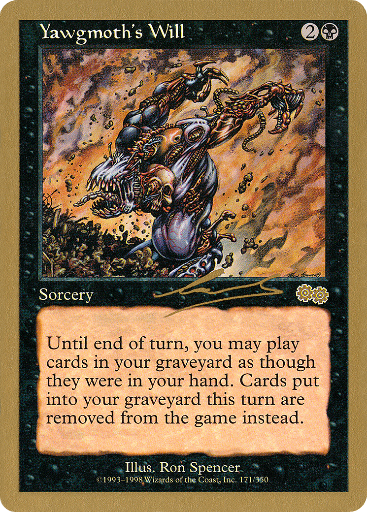 Yawgmoth's Will - 2000 Nicolas Labarre (USG) (Retro) - World Championship Decks 2000