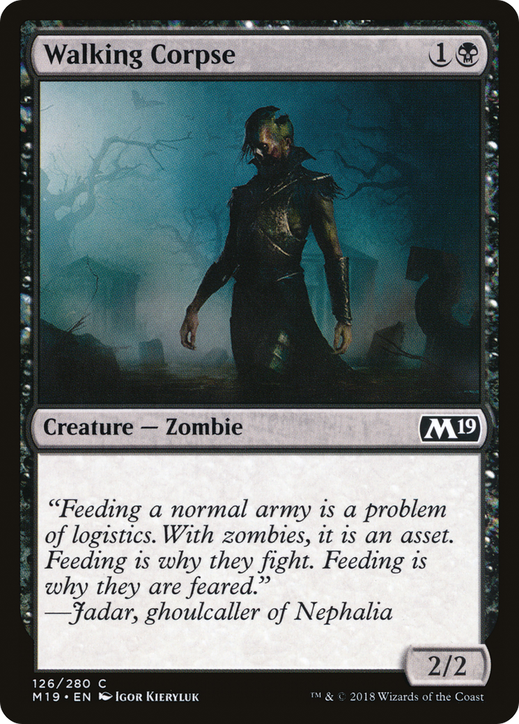 Walking Corpse (126) - Core Set 2019
