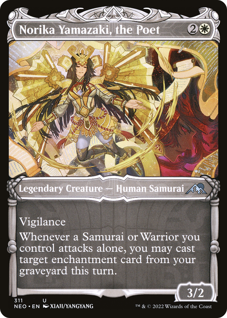 Norika Yamazaki, the Poet (Showcase) (311) - Kamigawa: Neon Dynasty
