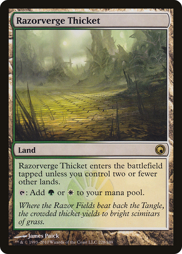 Razorverge Thicket (228) Foil - Scars of Mirrodin