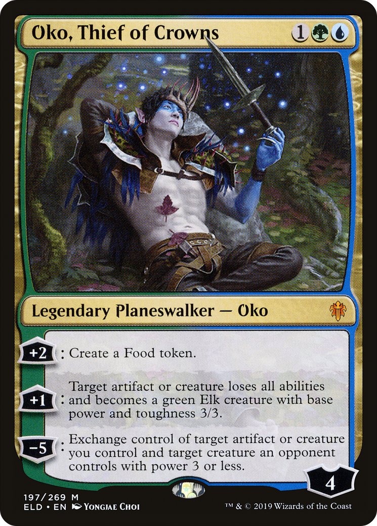 Oko, Thief of Crowns (197) Foil - Throne of Eldraine