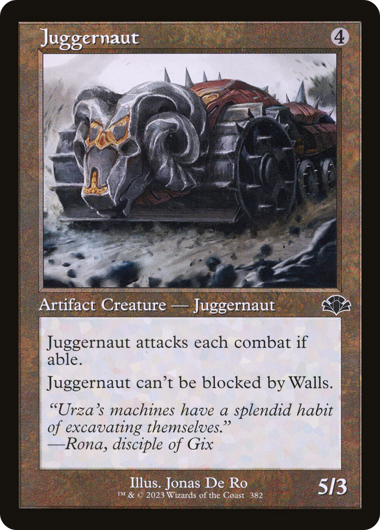 Juggernaut (Retro) (382) Foil - Dominaria Remastered