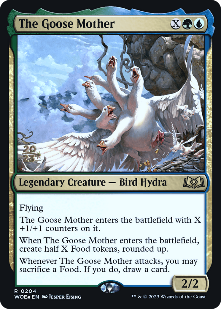The Goose Mother (204) Foil - Wilds of Eldraine Promos