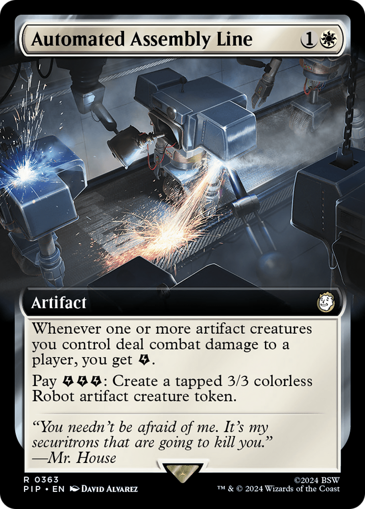 Automated Assembly Line (Extended Art) (363) Foil - Fallout