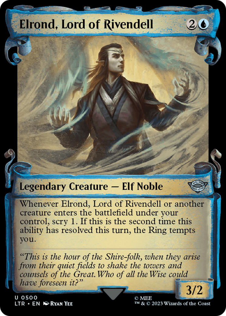 Elrond, Lord of Rivendell (Showcase) (500) - The Lord of the Rings: Tales of Middle-earth