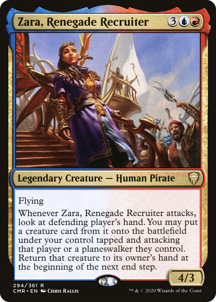 Zara, Renegade Recruiter (294) Foil - Commander Legends
