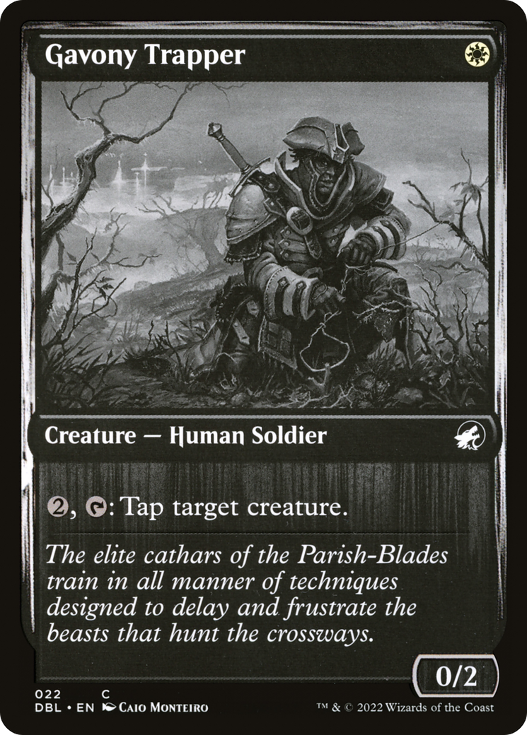 Gavony Trapper (022) Foil - Innistrad: Double Feature