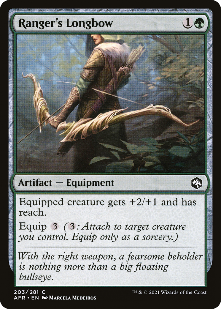 Ranger's Longbow (203) Foil - Adventures in the Forgotten Realms