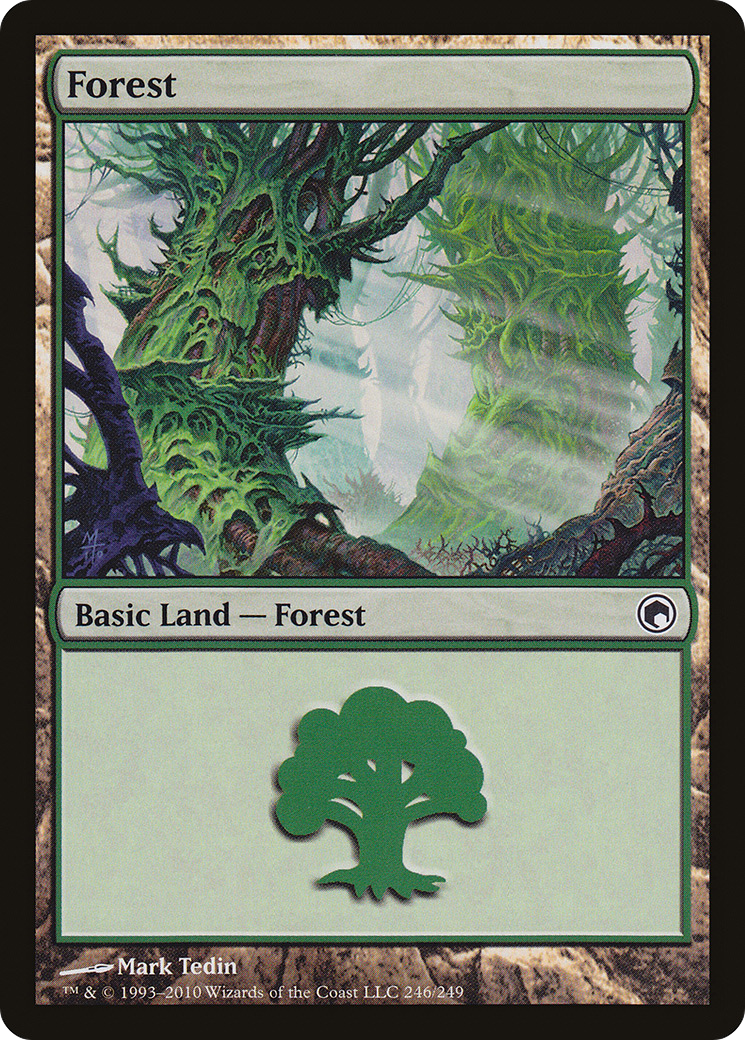 Forest (246) - Scars of Mirrodin