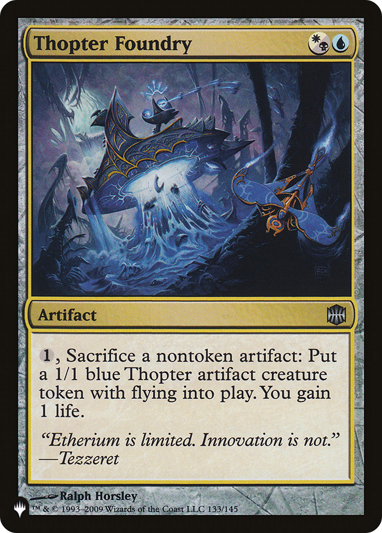 Thopter Foundry (ARB-133) - The List