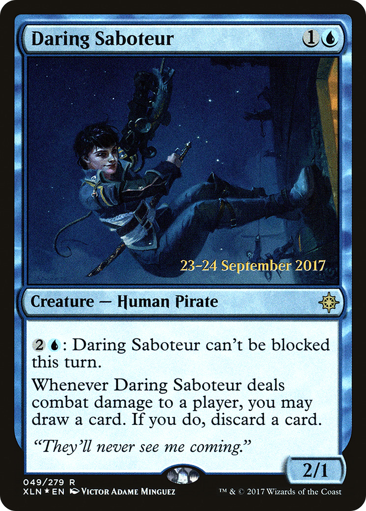 Daring Saboteur (49s) Foil - Ixalan Promos