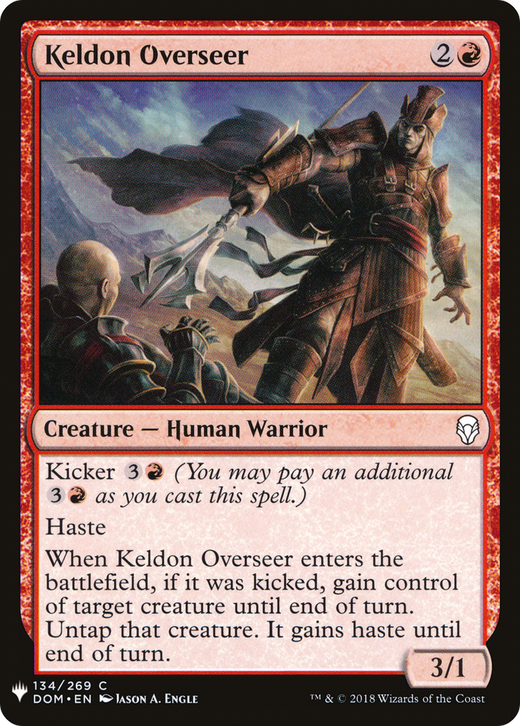 Keldon Overseer (DOM-134) - The List