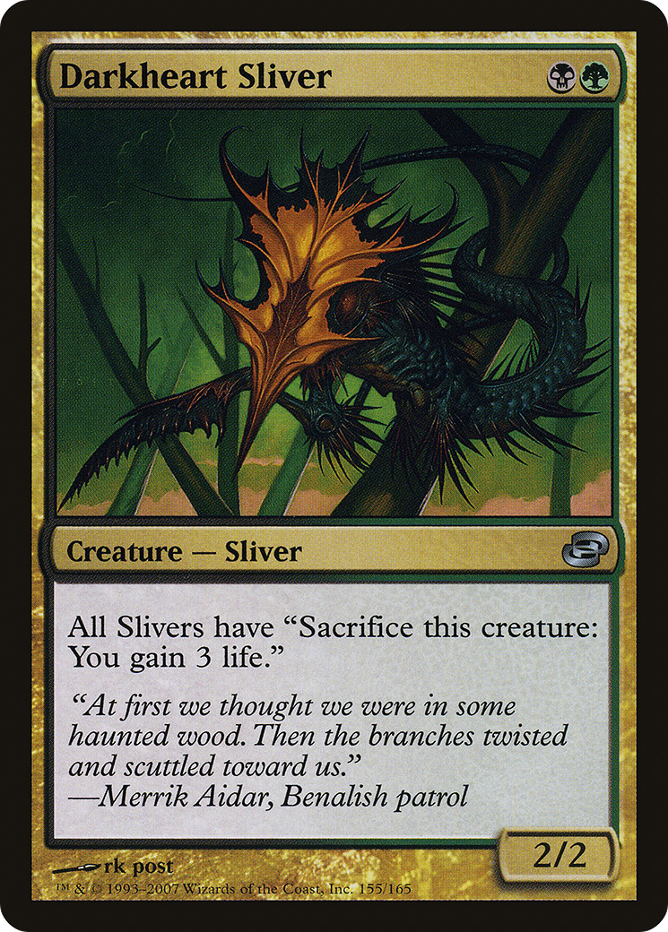 Darkheart Sliver (155) - Planar Chaos