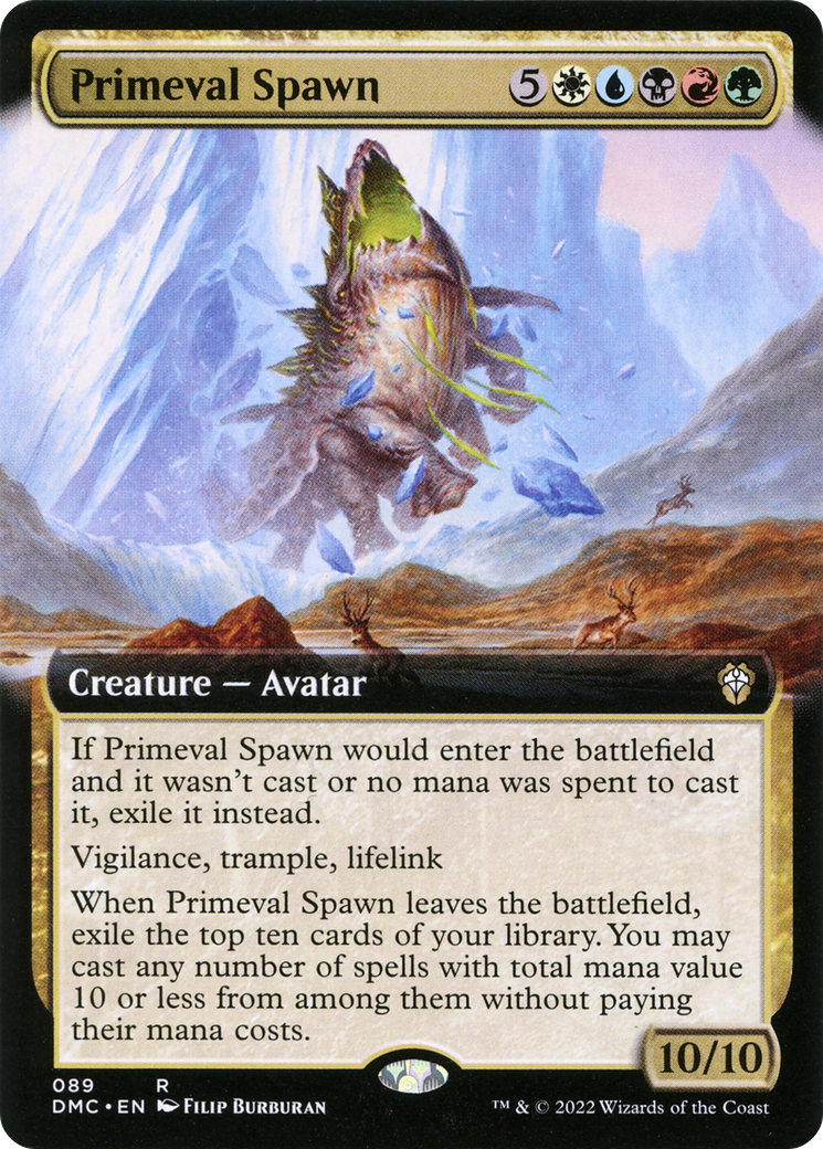 Primeval Spawn (Extended Art) (089) - Dominaria United Commander
