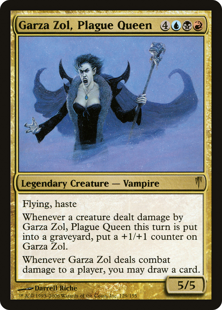 Garza Zol, Plague Queen (129) Foil - Coldsnap
