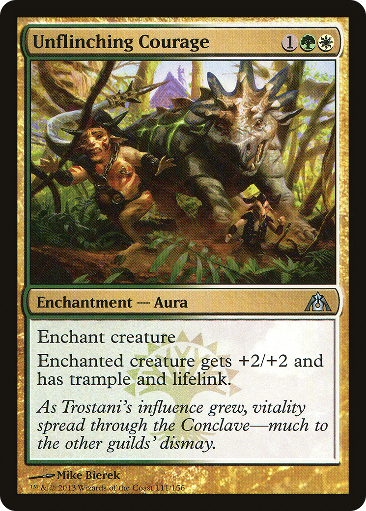 Unflinching Courage (111) Foil - Dragon's Maze