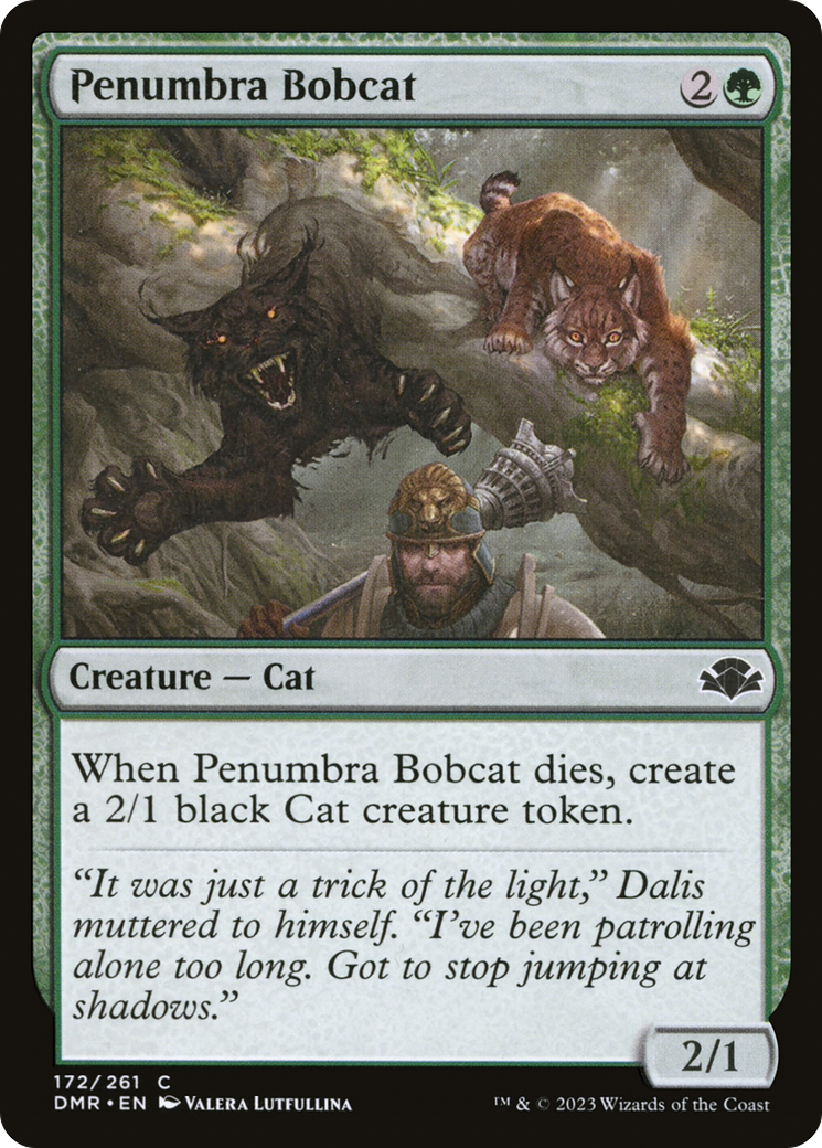 Penumbra Bobcat (172) Foil - Dominaria Remastered