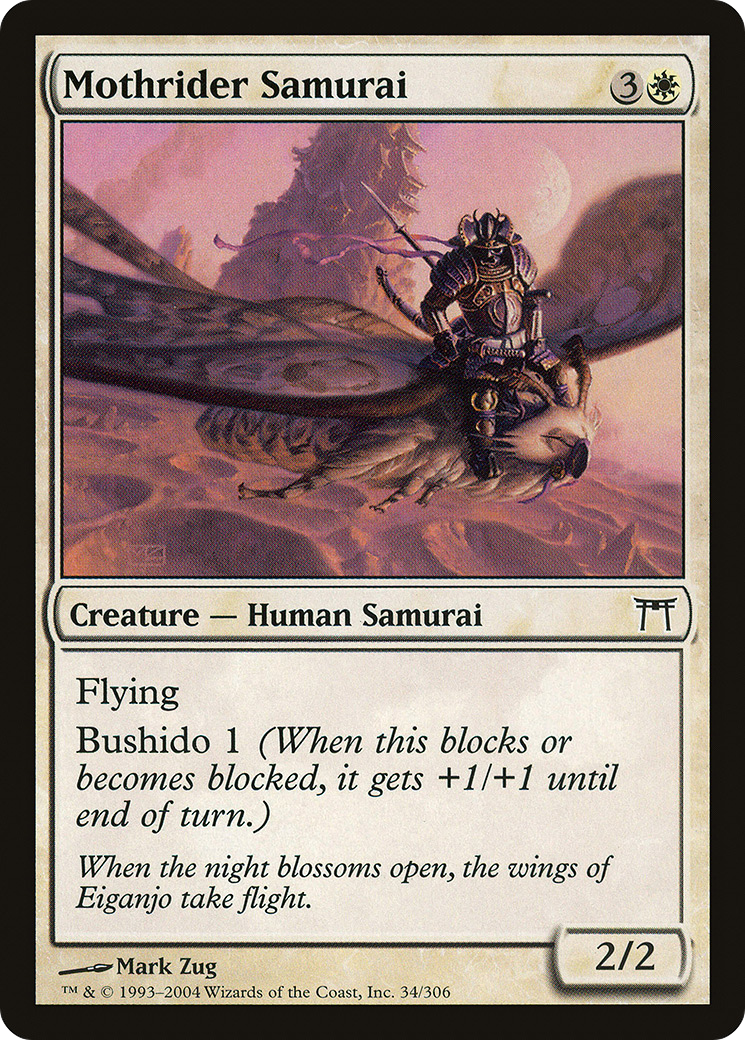 Mothrider Samurai (034) - Champions of Kamigawa