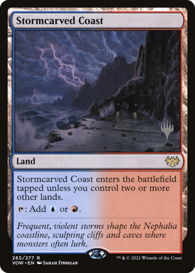 Stormcarved Coast (265) Foil - Innistrad: Crimson Vow Promos