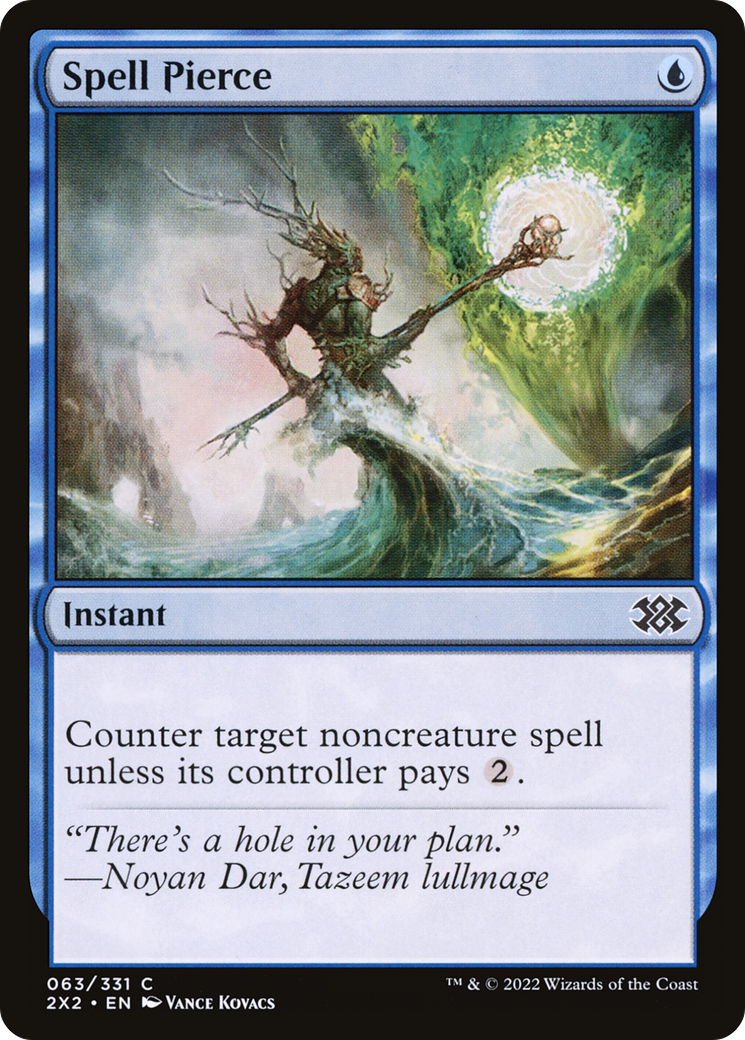 Spell Pierce (063) Foil - Double Masters 2022