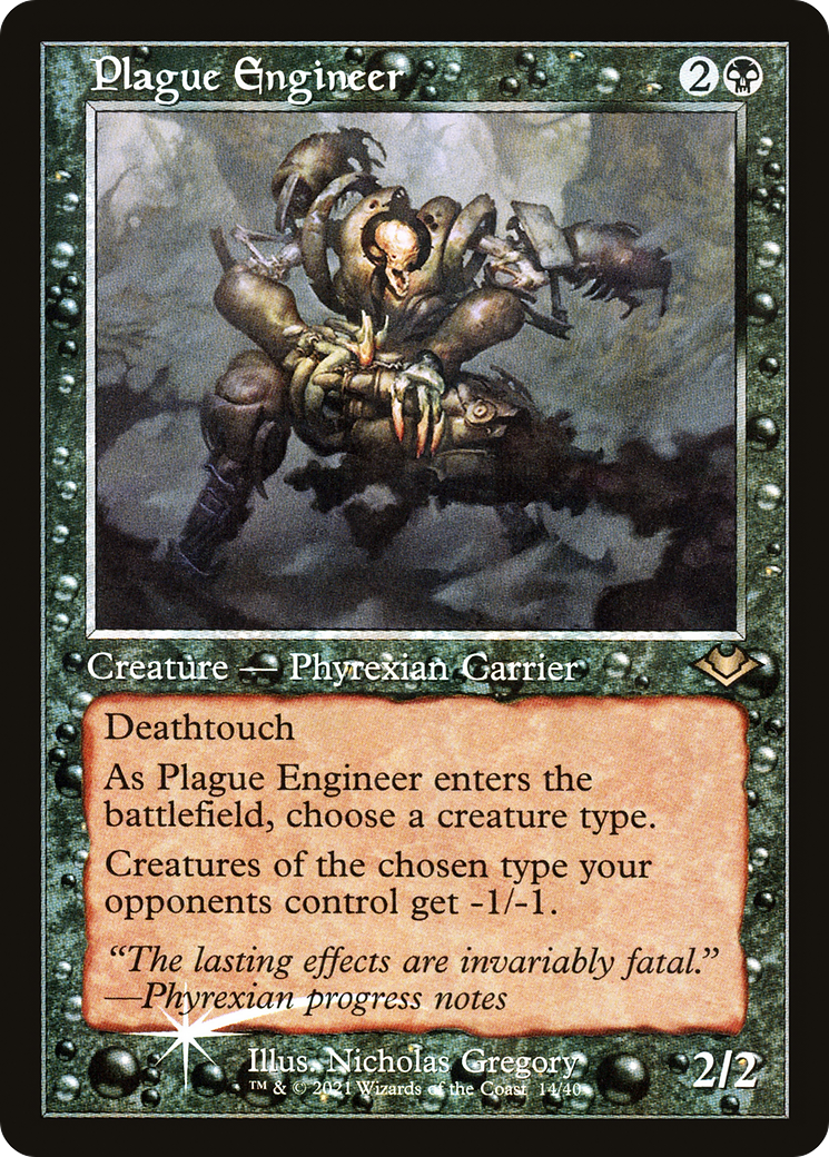 Plague Engineer (Retro) (014) Foil - Modern Horizons 1 Timeshifts