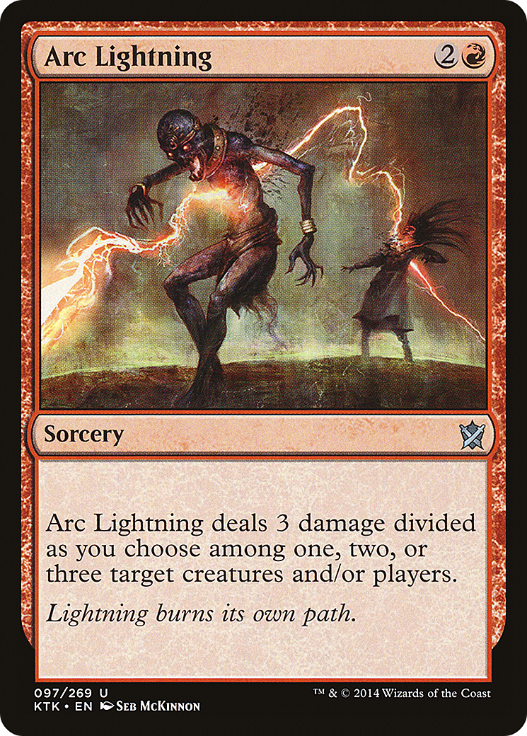 Arc Lightning (097) Foil - Khans of Tarkir