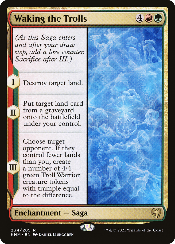 Waking the Trolls (234) Foil - Kaldheim