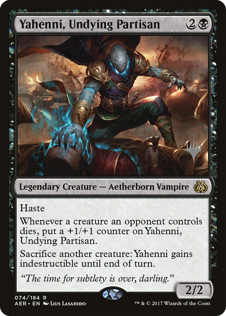 Yahenni, Undying Partisan (074) Foil - Aether Revolt Promos