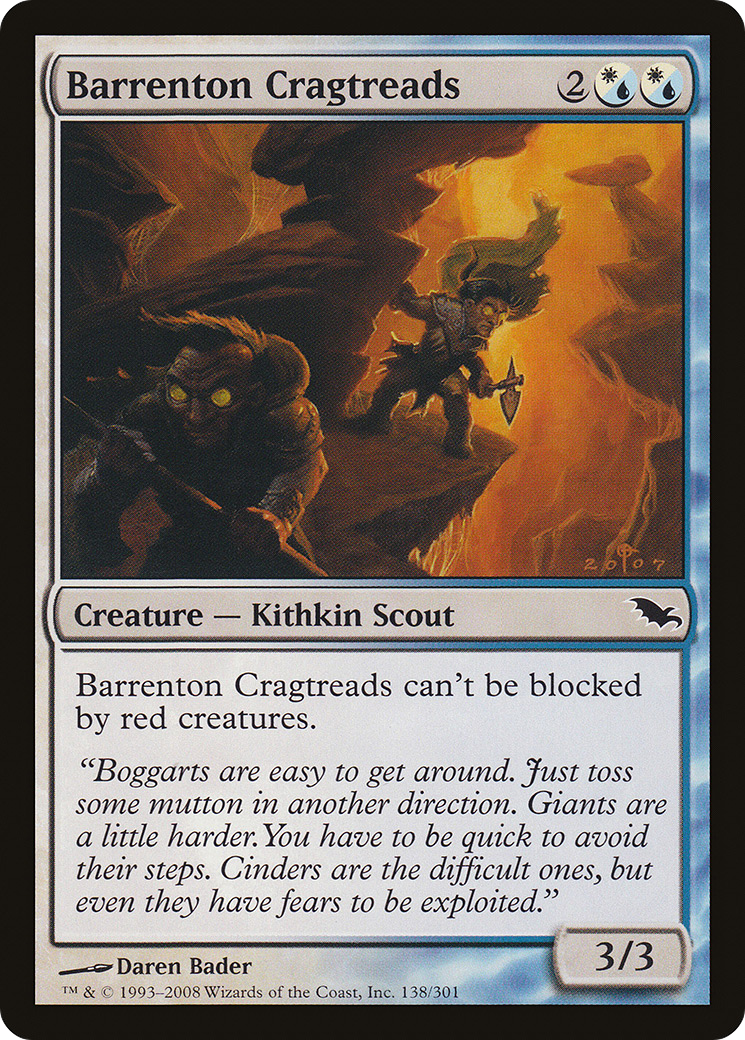 Barrenton Cragtreads (138) Foil - Shadowmoor