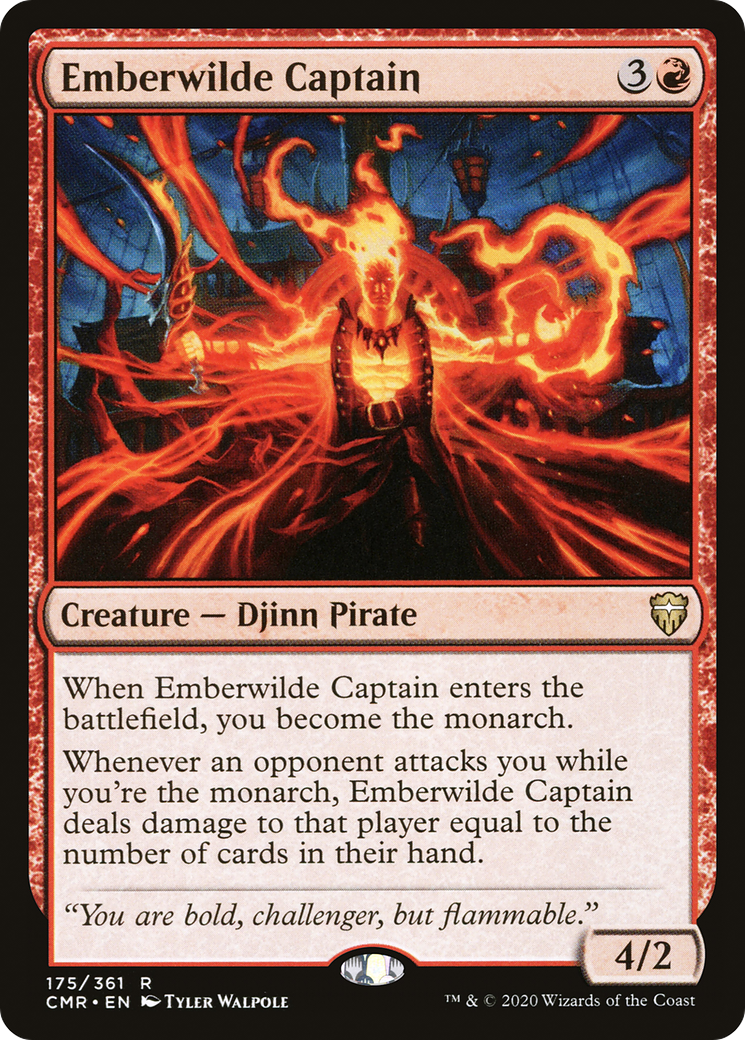 Emberwilde Captain (175) Foil - Commander Legends