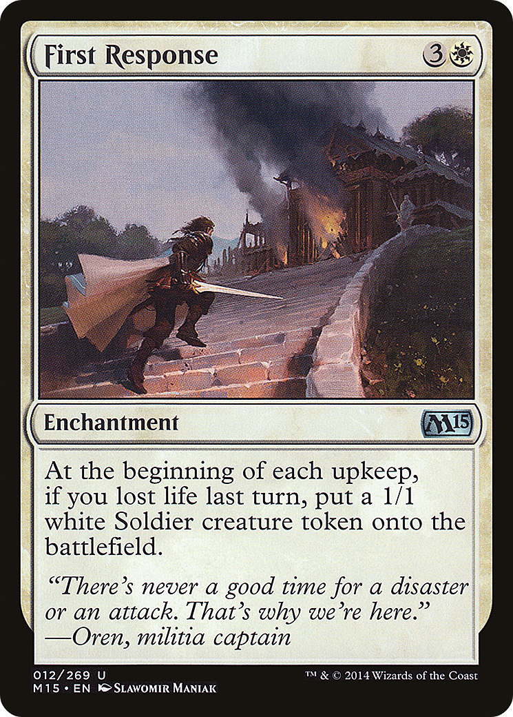 First Response (012) Foil - Magic 2015