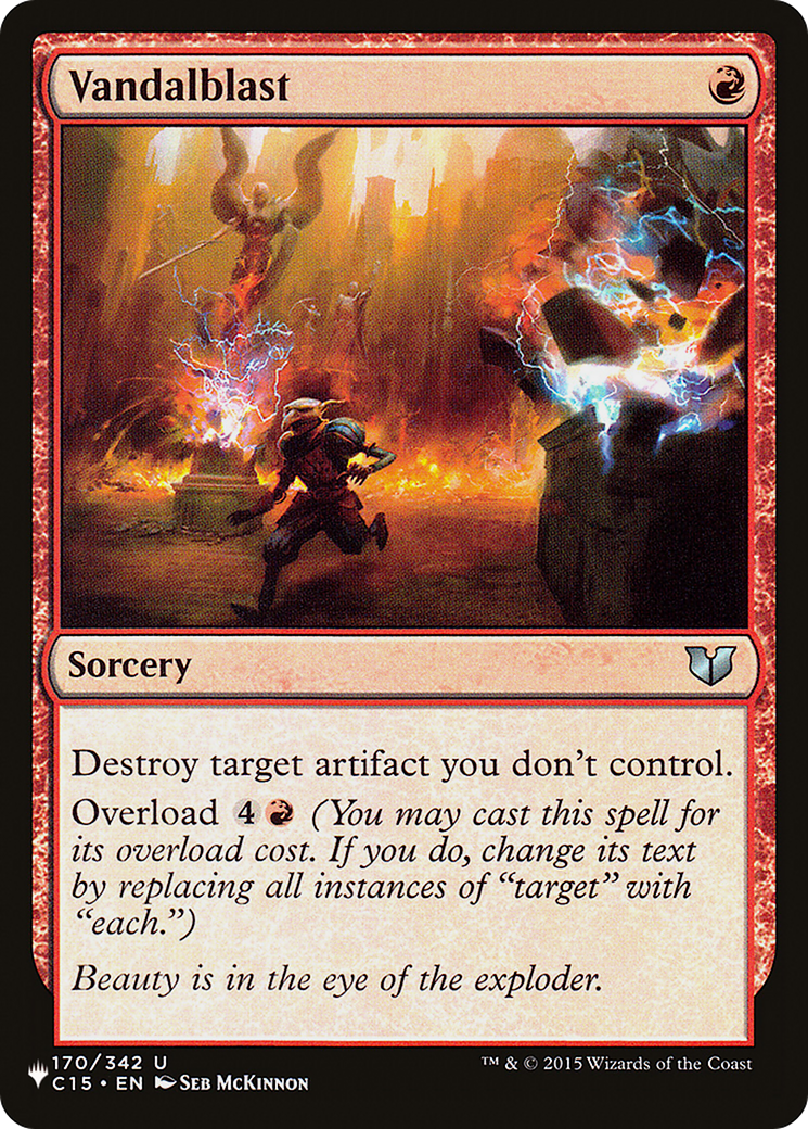 Vandalblast (C15-170) - The List