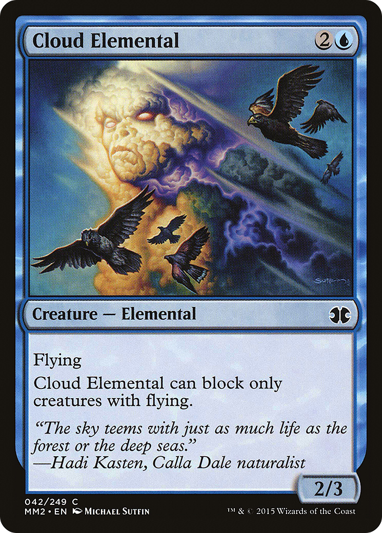 Cloud Elemental (042) Foil - Modern Masters 2015