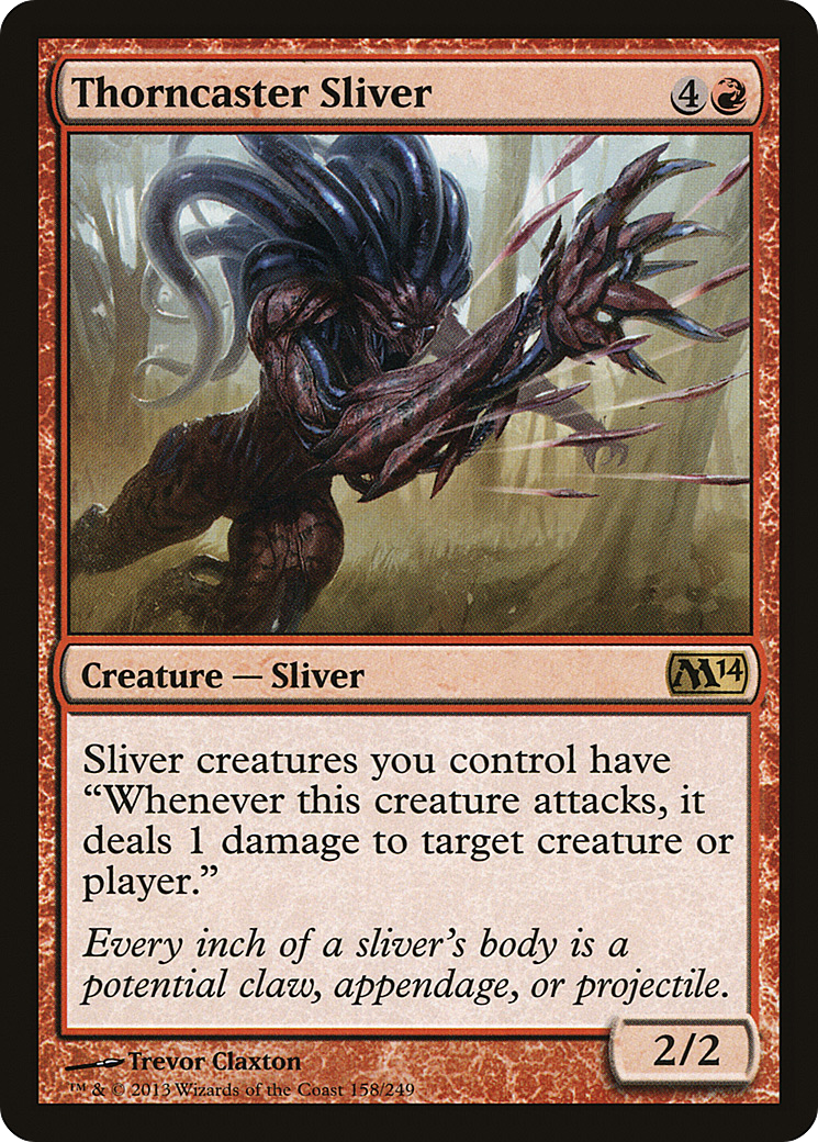 Thorncaster Sliver (158) - Magic 2014