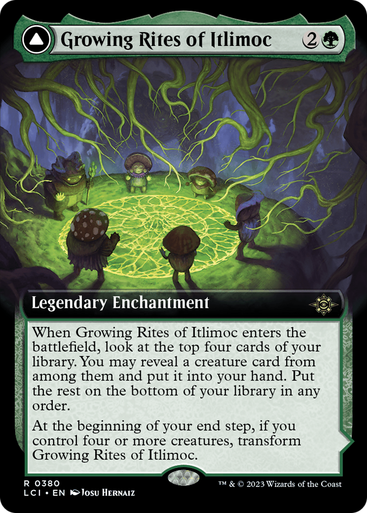 Growing Rites of Itlimoc (Extended Art) (380) Foil - The Lost Caverns of Ixalan