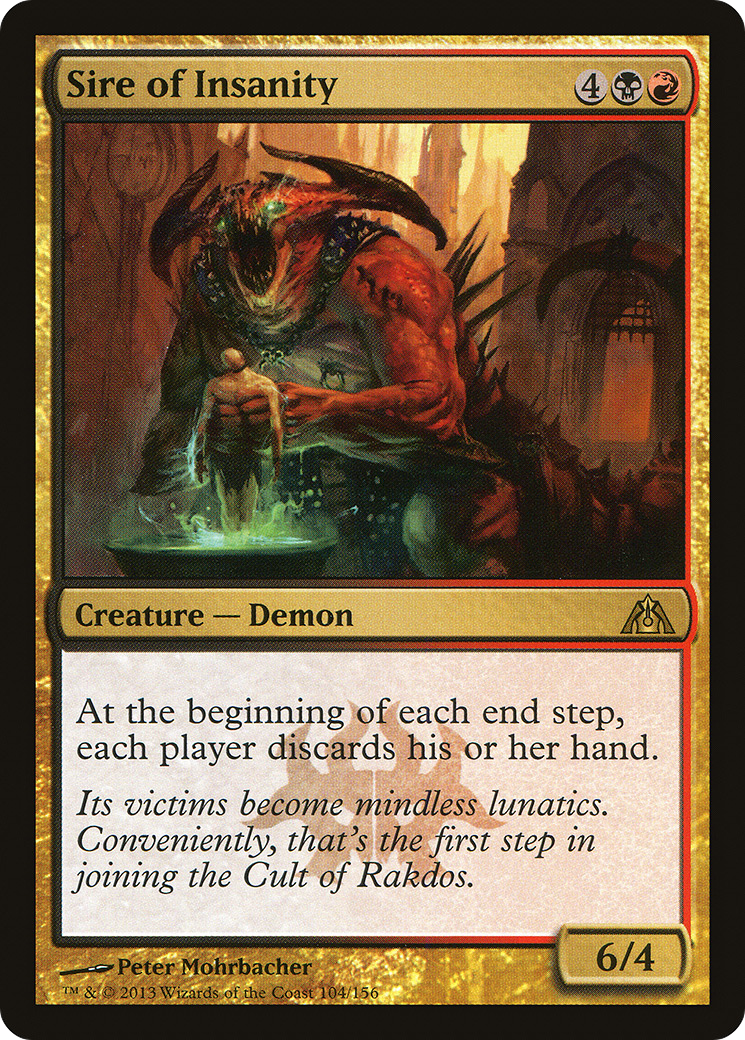 Sire of Insanity (104) Foil - Dragon's Maze