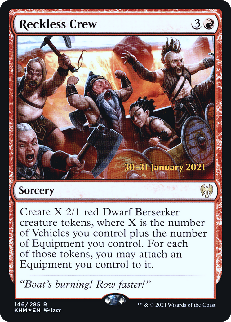 Reckless Crew (146) Foil - Kaldheim Promos