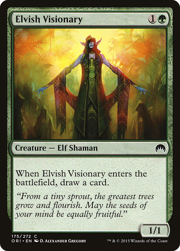 Elvish Visionary (175) Foil - Magic Origins