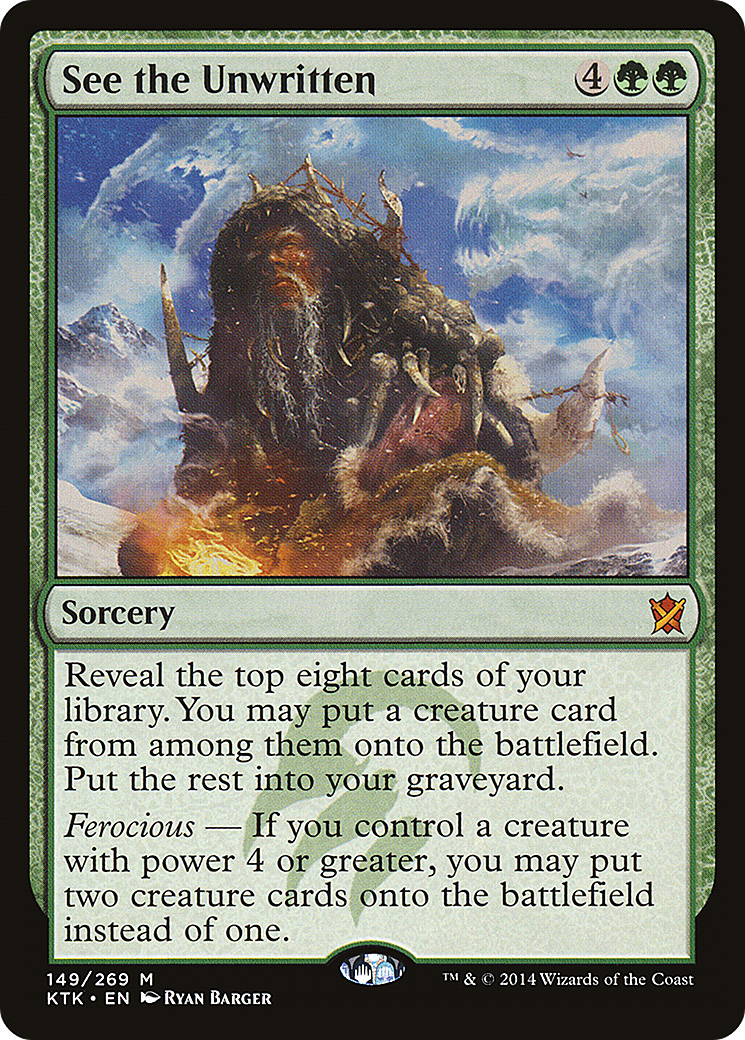See the Unwritten (149) - Khans of Tarkir