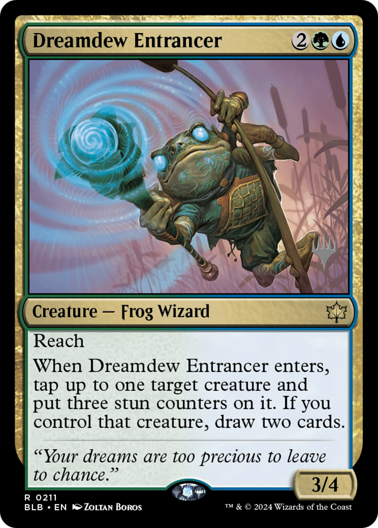 Dreamdew Entrancer (211) Foil - Bloomburrow Promos