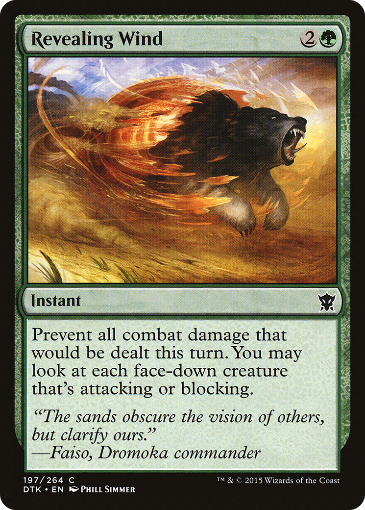 Revealing Wind (197) Foil - Dragons of Tarkir