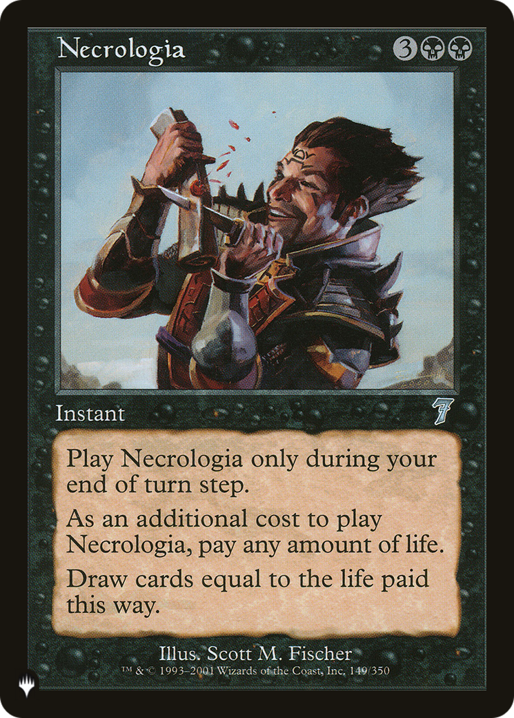 Necrologia (Retro) (7ED-149) - The List